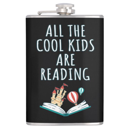 Alle Kinderen van de kool lezen de kolf II. Heupfles (Voorkant)