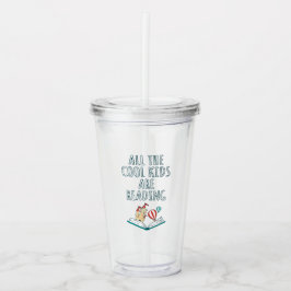 Alle Kinderen van de kool lezen II Acryltumbler Acryl Drinkbeker