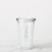 Alle Kinderen van de kool lezen II Acryltumbler Acryl Drinkbeker (Achterkant)