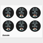 Alle Kinderen van de kool lezen II Ronde Sticker (Vel)
