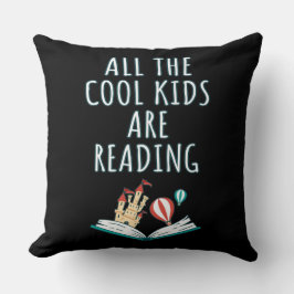 Alle Kinderen van de kool lezen II Sierkussen