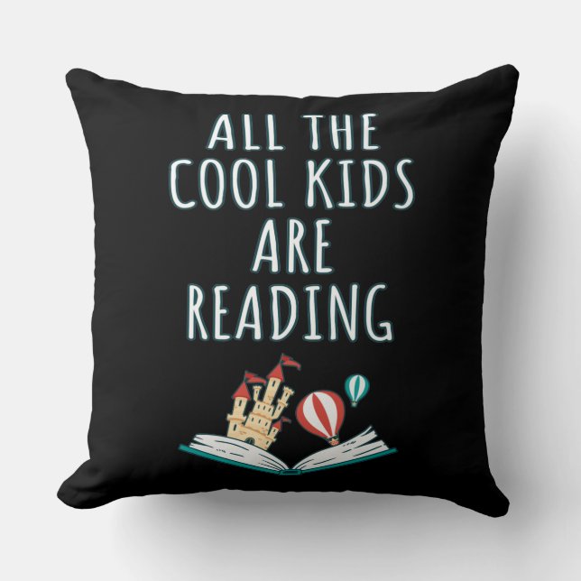 Alle Kinderen van de kool lezen II Sierkussen (Voorkant)