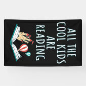 Alle Kinderen van de kool lezen II Spandoek (Horizontaal)