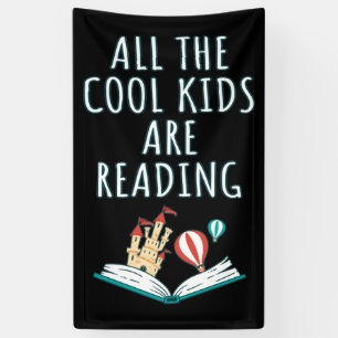 Alle Kinderen van de kool lezen II Spandoek