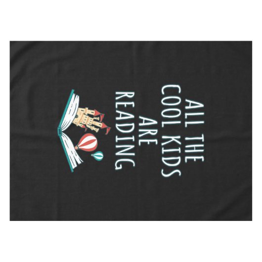 Alle Kinderen van de kool lezen II-tablet Tafelkleed (Voorkant (Horizontaal))