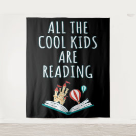 Alle Kinderen van de kool lezen II Wandkleed