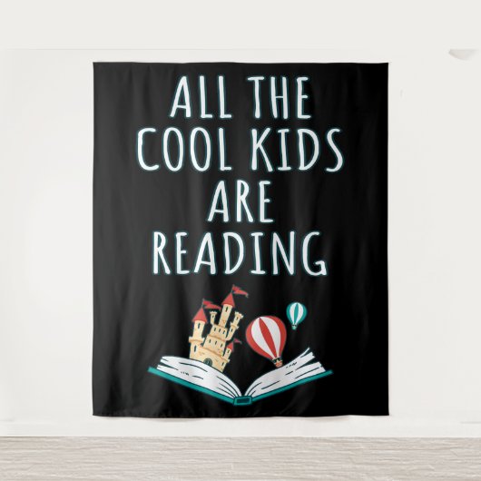 Alle Kinderen van de kool lezen II Wandkleed (Voorkant)