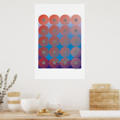 Alle kleine cirkels hetzelfde poster (Keuken)
