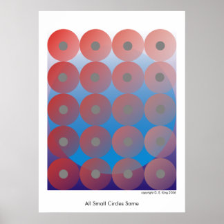 Alle kleine cirkels Zelfde 2 Poster