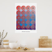Alle kleine cirkels Zelfde 2 Poster (Keuken)