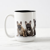 Alle kleine Fransen Tweekleurige Koffiemok (Links)