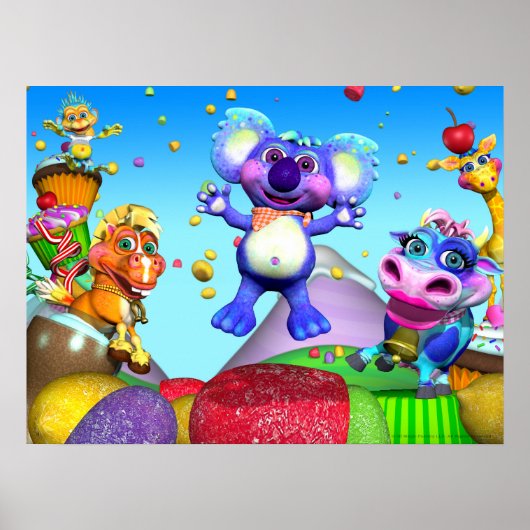 Alle kleine regendruppels 24x18 Poster (Voorkant)