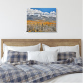 Alle kleuren die worden gespen en | Rocky Mountain Canvas Afdruk (Insitu (Slaapkamer))