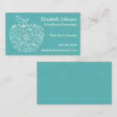Alle kleuren docenten Apple-Visitekaartje Visitekaartje (Voorkant / Achterkant)