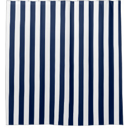 Alle kleuren en witte verticale strepen douchegordijn