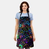 Alle  kleuren en zwart schort (Gedragen)