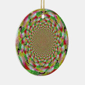 Alle Kleuren Fractale Kunst Keramisch Ornament (Rechts)