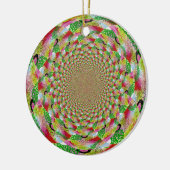 Alle Kleuren Fractale Kunst Keramisch Ornament (Links)