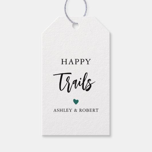 Alle kleuren Happy Trails Gift Label, Nut & Trail Cadeaulabel (Voorkant)