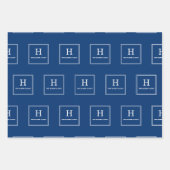 Alle kleuren - Klassiek zwart-wit papier voor het  Inpakpapier Vel (Voorkant)