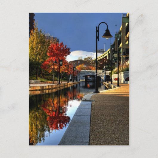 Alle kleuren langs het Kanaal vallen Briefkaart (Voorkant)