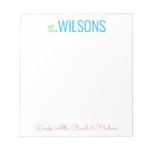 Alle kleuren - Notitieblok Blok- en Script-reeks (Voorkant)