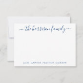 Alle kleuren persoonlijke notitiekaarten voor de s (Voorkant)