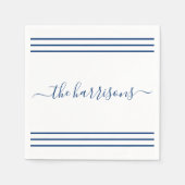 Alle kleuren-persoonlijke scriptobjecten Napkins Servet (Voorkant)