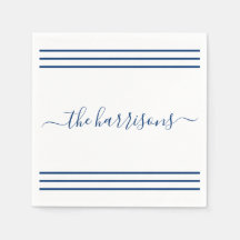 Alle kleuren-persoonlijke scriptobjecten Napkins