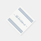 Alle kleuren-persoonlijke scriptobjecten Napkins Servet (Hoek)