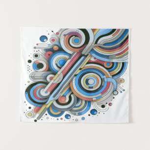 Alle kleuren Rainbow Palette ArtDesign T-shirt Wandkleed