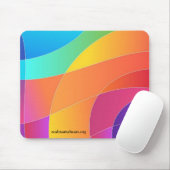 Alle kleuren van de regenboogMuismat Muismat (Met muis)