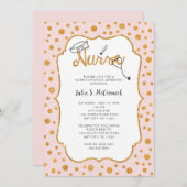 ALLE KLEURENNurse afstuderen, pinnen + faux goud Kaart (Voorkant / Achterkant)