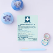 Alle kleurensymbolen, EMT, Paramedische symbolen Flyer (Enkel)