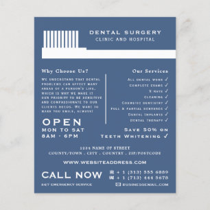 Alle kleurentandenborstel, tandheelkunde, tandheel flyer