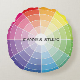 Alle kleurenwielpiloot rond kussen