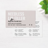 Alle kleurnaalden Lips Filler Aftercare Kaart (Bureau)