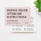 Alle kleurroze Kaart voor advies na afloop van de  (Bureau)