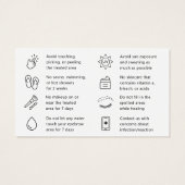 Alle kleurstof Ombre Powder breidt advies voor naz Visitekaartje (Achterkant)