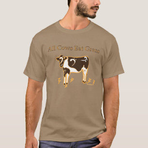 Alle koeien eten gras bas schoorsteen Pride! T-shirt