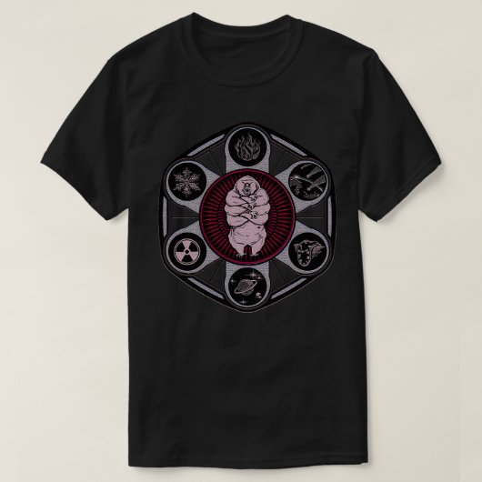 Alle krachtige Tardigrade T-shirt (Design voorkant)