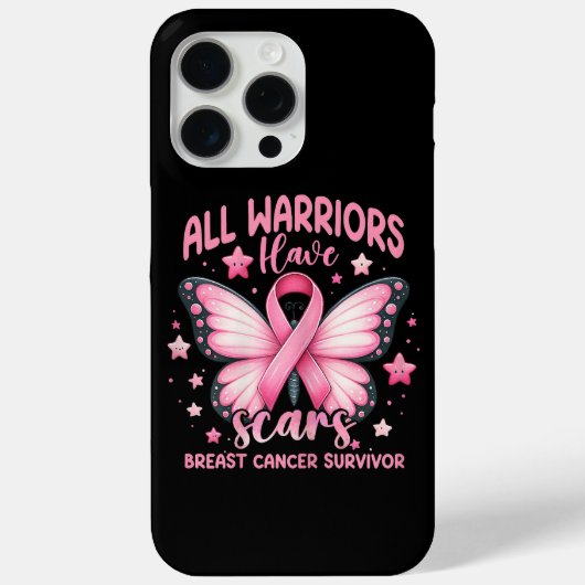 Alle krijgers hebben littekens Borstkanker overlev Case-Mate iPhone Case (Achterkant)