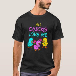 Alle Kuikens Liefhebben Mij Kuiken Magneet Baby Ku T-shirt