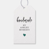 Alle Labels met kleurenhart, aangepaste kraftwinke Cadeaulabel (Voorkant)