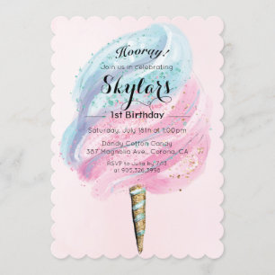 ALLE LEEFTIJD - Katoen Snoep - uitnodiging