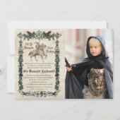 ALLE LEEFTIJD - Medieval Renaissance Birthday Foto Kaart (Voorkant)