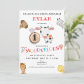 Alle leeftijden die alle Boerderij Animal Holly Ko Kaart (Staand voorkant)