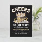 Alle leeftijden en biertjes verrassen de dag kaart (Staand voorkant)