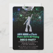ALLE LEEFTIJDEN - Retro Disco Verjaardagsfeest Uit Kaart (Voorkant)