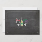 Alle leeftijden van de wijnbrouwerij Uitnodigen Kaart (Achterkant)